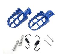 Motorcycle Foot Pegs Motorcycle Foot Peg For XR50R CRF50 CRF70 CRF80 CRF100F Motorcycle Foot Pegs Rests Pegs Motorbike Dirt Pit Bike(Blue 1pair)