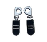 Motorcycle Foot Pegs Motorcycle Highway Clamp Foot Pegs Footrest Pedal 32mm Bars Footpegs Mount Accessory For Har&ley Road King Electra Street Glide