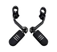 Motorcycle Foot Pegs Motorcycles 1 1/4" Footrest Highway Engine Guard Foot Pegs Mount For Har&ley Sportster Tri Street Glide FLHX Road King Low Rider