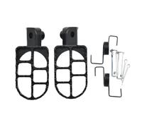 Motorcycle Foot Pegs Pedal Compatible With PW50 PW80 TW200 PW50 PW80 TW200 XR50R CRF50 CRF70 CRF80 CRF100F Footrests Replacement Parts(Black)