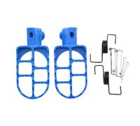 Motorcycle Foot Pegs Pedal Compatible With PW50 PW80 TW200 PW50 PW80 TW200 XR50R CRF50 CRF70 CRF80 CRF100F Footrests Replacement Parts(Blue)