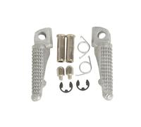 Motorcycle Foot Pegs Pedals Rests For Kawasaki For Ninja ZX6R ZX636 ZX9R ZX10R Z1000 Z800 ZR800 Motorcycle Front Footrests Foot Pegs Pedal(Silver)