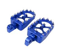 Motorcycle Foot Pegs Pegs Wide Fat Rotating Motocross | Motorbike Footpegs For Harley For Dyna Fat Bob Softail Sportster Street Bob(Blue)