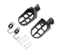 Motorcycle Foot Pegs Rests Footrests Compatible With PW50 PW80 TW200 PW 50 80 TW 200 XR50R CRF50 CRF70 CRF80 Dirt Bike(Black)