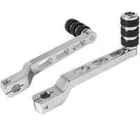 Motorcycle Foot Pegs Rests Pedals for touring for road For King For Street For Electra(Chrome)