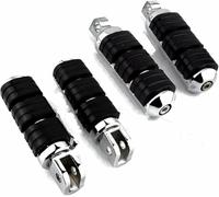 Motorcycle foot pegs Rests Pedals For VLX400 For VLX600 for steed 400 For 600 for vlx(Front and Rear)