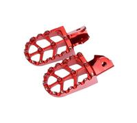 Motorcycle foot pegs Suitable For SurRon Sur-Ron Light Bee Footrests Rest Footrests Suitable For Talaria Moto Acessorios Pedal, Road Pedal(Red)
