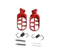 Motorcycle Foot Rest Footpegs Foot Pegs Pedals For CR 125 250 For CRF 150R 250R 250X 250RX 450R 450RX 2004-2022(Red)