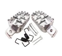 Motorcycle Foot Rests For Y&amaha PW50 PW80 PW 50 80 TW200 TTR90 TTR90E Pit Dirt Bike Motorcycle Aluminium Footrest Foot Pegs Footpeg Foot Pegs Footboard (Color : 3)