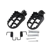Motorcycle Foot Rests For Y&amaha PW50 PW80 PW 50 80 TW200 TTR90 TTR90E Pit Dirt Bike Motorcycle Aluminium Footrest Foot Pegs Footpeg Footrest Foot Pegs Footboard (Color : Black)