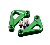 Motorcycle Foot Rests Motorcycle Racing Hook Passenger Foot Rest Pedal For Kawasaki For NINJA 650 Z650 2017-2021 Z 650 Rear Footrest Blanking Plate (Color : Green)
