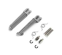 Motorcycle Foot Rests Pedal Front Footrest For YZF R6S 2003-2009 R6 1999-2020 R1S R1M 2015-2023 YZF R1 1998-2023 Floorboards Footpegs(Silver)