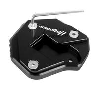 Motorcycle Foot Side Stand Extension Pad Support Enlarge Plate For SU&ZU&KI GSX-R 1300 GSX-R 2007-2021(Black-1)