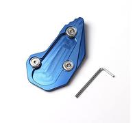 Motorcycle Foot Side Stand Pad Plate Kickstand Enlarger Plate CNC Side Stand Enlarge Pad For R1200R R1200RS 2015 2016 2017 2018(Blue)