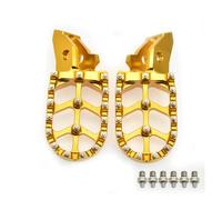 Motorcycle Footpeg Footboard Rear Footrest Foot Peg Rest Board Motorcycle Accessories For SurRon For UltraBee Foot Peg Brackets(Gold)