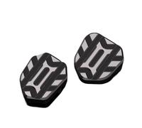 Motorcycle Footpeg Gear Lever Pedal Modification For Motorcycle Front And Rear Anti Slip Gear Shift Foot Pads For Cross For Cub For CC110 Front Foot Pegs(Black)