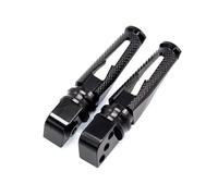 Motorcycle Footpeg Motorcycle CNC Aluminum Passenger Footrests Rear Foot Pegs Pedal For CBR500F For CBR650F For CBR650R Front Foot Pegs(Black)