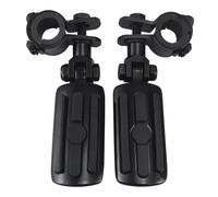 Motorcycle Footpeg Motorcycle Highway Clamp Foot Pegs Footrest Pedal 1-1/4" Bars Footpegs Mount For For Road For King For Electra For Street For Glide Front Foot Pegs(Stye B)