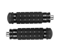 Motorcycle Footpeg Motorcycle Rear Footrests 2pcs Universal M8 Non-Slip Aluminum Foot Pegs Pedals with Black Plating for Motorcycles