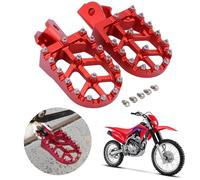 Motorcycle Footpegs, Dike Bike CNC Foot Pegs Foot Pedals Rests for Surron/Light Bee/Sur Ron S/Sur Ron X/X160/X260 CRF150F CRF230F 2003-2017 - Red