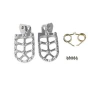 Motorcycle Footpegs Foot Rest Mat Foot Feg Front For Yamaha Tenere 660 XTZ XT660Z XT660R 2008-2016 Motorbike Foot Pegs(Silver)
