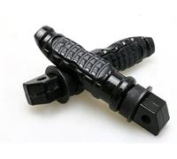 Motorcycle Footpegs For touring For Sportsterfor Rear For Footrest Pedal for moto Repose Pied 8MM Universal(Black)