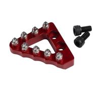 Motorcycle Footpegs Motorcycle Footrest Footpegs Rear Brake Pedal Plate Gear Shift Lever Tip For Beta 125 200 250 300 350 390 400 430 450 RR RS RRS 2T 4T Foot Peg(Red)