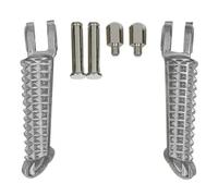 Motorcycle Footpegs Motorcycle Front Footrest Foot Pegs For Ya&ma&ha For R1 1992-2019 For R6 1999-2012 For R6S 2003-2008(Silver)