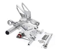 Motorcycle Footpegs Motorcycle Part Footpegs Pedals FOR Suzuki FOR FOR GSX-S1000GX 2024(White)