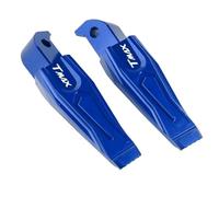 Motorcycle Footpegs Motorcycle Rear Foot Pegs Rests Footrests For Ya&ma&ha For Tmax 530 Dx Sx 2012-2019 For Tmax500 XP500 Tmax 560 2019-2023(Blue LOGO)