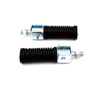 Motorcycle Footrest 1Pair Universal Foldable Motorcycle Rear Pillion Footpegs Footrests Foot Pegs Rests 10mm Thread For ATV UTV Motorbike Foot Pegs