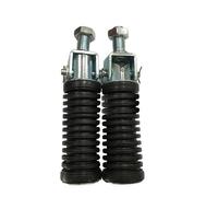 Motorcycle Footrest 1Pair Universal Motorcycle Rear Pillion Footpegs Footrests Foot Pegs Rests 10mm Thread Foot Pegs