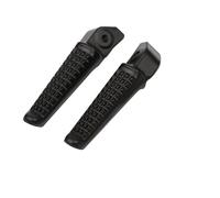 Motorcycle Footrest 2 Pcs Motorcycle Rear Passenger Foot Pegs Aluminum Pedals Rest Component Set For Motorbike Cycling Accessory Foot Pegs(Black)
