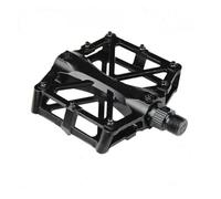 Motorcycle Footrest 2PCS Bicycle Pedal Anti-slip Fiber Widened Aluminum Alloy Fiber Ultralight Seal DU Bearing BMX MTB Cycling Bicycle Pedals Foot Pegs(BLACK-1pair)