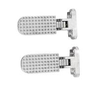 Motorcycle Footrest 2Pcs Electric Bike Rear Pedals Folding Footrest Quick Release Foot Pegs Foot Pedals