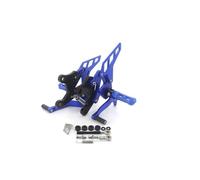 Motorcycle Footrest Adjustable Front Pedal Footpeg Rear Set Foot Peg Accessories For KAWASAKI Z900 2017-2024 2023 2022 2021 2020 2019 2018(Blue)