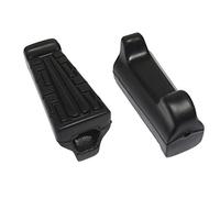 Motorcycle footrest foot peg front rubber, compatible with/replacement for Yamaha YBR 125 2005, 2006, 2007, 2008, 2009, 2010