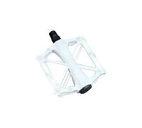Motorcycle Footrest Foot Pegs 2PCS Bicycle Pedal Anti-slip Fiber Widened Aluminum Alloy Fiber Ultralight Seal DU Bearing BMX MTB Cycling Bicycle Pedals(White-1pair)