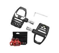 Motorcycle Footrest Foot Pegs BUCKLOS Road Bike Pedals For LOOK KEO Self-locking Pedal Carbon For KEO Bicyle Clipless Pedals For Ultra-Light Nylon Cycling Parts(CRABON with Cleats 9)