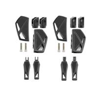Motorcycle Footrest Foot Pegs For 2018-2023 For Softail For Fat Boy For Sport For Glide For FLSB For Street Bob Phantom Floorboards Black Foot Pegs Front Rear Footrest Pedal(A Set A)