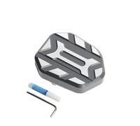 Motorcycle Footrest Foot Pegs For Cross For Cub For CC110 Motorcycle Gear Lever Pedal Modification Front And Rear Anti Slip Gear Shift Foot Pads Footrest(Titanium color)