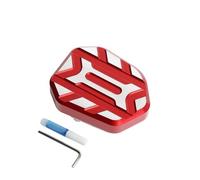 Motorcycle Footrest Foot Pegs For Cross For Cub For CC110 Motorcycle Gear Lever Pedal Modification Front And Rear Anti Slip Gear Shift Foot Pads Footrest(Red)