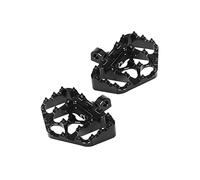 Motorcycle Footrest Foot Pegs For Touring For Road For Glide For FLT 1986-2022 For Softail For FL For Dyna For FLD Motorcycle Floorboard Riot Foot Pegs Footrest Pedals(All Black)