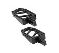 Motorcycle Footrest Foot Pegs For Touring ForRoad King For Sportster 883 Dyna FXDF Softail Chopper Bobber MX Riot Foot Pegs Floorboards Foot Control Footrest(Black)