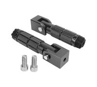 Motorcycle Footrest Foot Pegs Motorcycle Footpegs CNC Aluminum Motor Universal Folding Footrests Foot Pegs Rear Foot Pedals For ATV UTV Go Kart(Black)