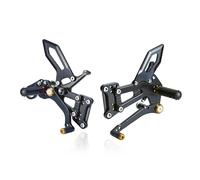 Motorcycle Footrest Foot Pegs S1000RR 2010-2014 For BMW S1000R 2011-2016 Motorcycle CNC Adjustable Footrest Rearset Rider Foot Pegs Aluminum Alloy Accessories(Gold)