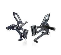 Motorcycle Footrest Foot Pegs S1000RR 2010-2014 For BMW S1000R 2011-2016 Motorcycle CNC Adjustable Footrest Rearset Rider Foot Pegs Aluminum Alloy Accessories(Black)