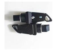Motorcycle Footrest Foot Pegs Universal Rear Passenger Foot Pegs Pedals Footrest For Scooter ATV E-Bike Front Aluminium Alloy(Black)