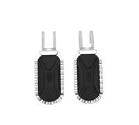 Motorcycle Footrest For BMW R1200GS For R1250GS LC For ADV R 1250 GS For Adventure GSA Motorcycle Footrest Rest Padel Rubber Cover Aluminum Rotatable Footpeg(Silver Front)