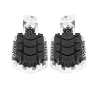 Motorcycle Footrest For CFMOTO CF MOTO 450MT MT450 MT 450 2021-25 Foot Pedals Motorcycle Adjustable Footrest Front Pegs Billet Wide Footpeg Foot Pedals(Silver With Cover)